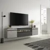 COZY Meuble TV, Banc Télé, 200x35x45cm, Pour les TV jusqu'à Voir les images du produit 2