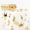 Kuchen dekorieren goldene Folienpapierstücke gebackene Produktbild-Vorschau 3