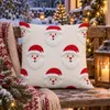vánoční povlak na polštář 45x45 Santa Claus dekorativní Náhled obrázku produktu 5