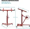 Wiltec XXL Plattenheber bis max. 68 kg, Höhe 140-350 cm, Produktbild-Vorschau 6
