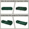 okwish Modernes Zweisitzersofa mit Schlaffunktion,Relaxsofa Produktbild-Vorschau 4