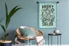 MuchoWow® Wandteppich Wandbehang Anker - Blau - Retro 60x90 Produktbild-Vorschau 6
