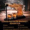 Whiskey Dekanter mit 2 Kugelgläsern, Pistolengriff Produktbild-Vorschau 4