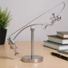 Kinetische Fischerei-Skulptur – The Fisherman Balancing Produktbild-Vorschau 3
