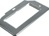 A close-up, angled view of a metal drip tray frame for a coffee machine. Produktbild-Vorschau
