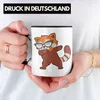 Trendation - Cooler Roter Panda Tasse Musik Kinder Produktbild-Vorschau 2