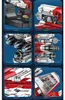 Reobrix 99006 Ruimteschip Shuttle, rood-wit - Bouwstenen Productafbeelding-voorbeeld 4