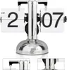 Retro Flip Clock Tischuhr 16×21 cm – Mechanische Klappuhr Produktbild-Vorschau 1