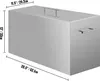 A stainless steel water bath canning pot with dimensions indicated. Podgląd zdjęcia produktu