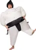 Selbstaufblasbares Kostüm Sumo-Ringer - schwarz/weiß Produktbild-Vorschau 1