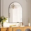 Koonmi Wandspiegel 51×76cm mit Aluminiumrahmen,dekorativer Produktbild-Vorschau 3