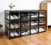 Yorbay Schuhbox, 3er Set, stapelbarer Schuhorganizer, Produktbild-Vorschau 7