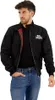A man wearing a black Lonsdale jacket and blue jeans. Produktbild-Vorschau