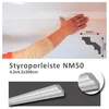 MDEKOR 50 metri di Cornici per Soffitto in Polistirene XPS Anteprima dell’immagine prodotto 5