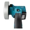 A close-up view of a power tool, specifically a grinder, showing its handle, switch, and part of the cutting disc guard. Produktbild-Vorschau