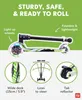 BOLDCUBE Big 3-Rad-Scooter - Swift Green Náhled obrázku produktu 6