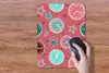 MuchoWow® Mauspad Mousepad Uhr - Rosa - Muster - Sterne Produktbild-Vorschau 3