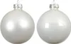 Weihnachtskugeln Glas 8cm 16 Stück - Winterweiss Produktbild-Vorschau 2
