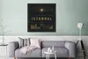 MuchoWow® Poster Stadtbild Istanbul - schwarz 75x75 cm - Produktbild-Vorschau 5