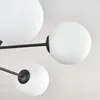 Fossobiubo Deckenlampe aus Metall/Glas in Schwarz/Weiß Produktbild-Vorschau 6