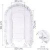 Gniazdko niemowlęce dla noworodka kokon przenośny 90x50 cm Podgląd zdjęcia produktu 9