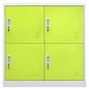 vidaXL Armadietto grigio chiaro e verde 90x45x92,5 cm in Anteprima dell’immagine prodotto 1