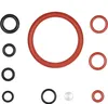 A collection of various O-rings and a small sphere, arranged on a white background. Produktbild-Vorschau