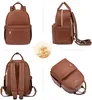 Kleiner Leder Rucksack Damen Klein Cityrucksack Handtasche Produktbild-Vorschau 6