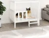 vidaXL Lit pour chien blanc 105,5x83,5x100 cm Pin massif Voir les images du produit 8
