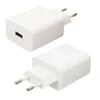 Two white Huawei SuperCharge 40W power adapters are shown against a white background. One adapter is shown from the front, displaying the USB-C port. The other adapter is shown from the side, with its prongs visible. Produktbild-Vorschau