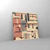 Bilder auf glas - Abstraktion modern - 30x30cm - Glasbilder Produktbild-Vorschau 4