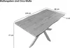 Esstisch 120x80 cm Baumkante Holz Wildeiche-Optik Produktbild-Vorschau 3