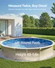 VEVOR Runde Poolfolie φ244x147cm, Innenfolie, Produktbild-Vorschau 3