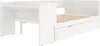 Sweiko lit en bois 90x200cm,lit plat avec bureau et 2 Voir les images du produit 6