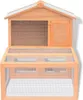 vidaXL Clapier en bois pour petits animaux/lapins Voir les images du produit 11