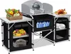 LZQ Cuisine de camping Pliable Armoires de camping avec Voir les images du produit 10