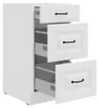 Küchen Unterschrank 40 cm Stilo Weiß Vollauszug Soft-Close Produktbild-Vorschau 2
