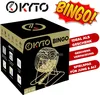 A product shot of a Kyto Bingo game box with promotional text overlays. Produktbild-Vorschau