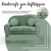 Kindersofa - Spielsofa aus Cord mit Verlängerung – Mehr Produktbild-Vorschau 2