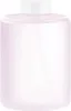 A clear, front-facing studio shot of a clear plastic bottle with a white cap. Produktbild-Vorschau