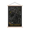 MuchoWow® Textilposter Stadtplan - Karte - St. Augustin - Produktbild-Vorschau 1