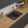 GranMaster Gracia Granitspüle 1 Becken mit Abtropffläche - Produktbild-Vorschau 3