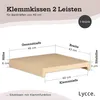 Lycce Bankauflage Klemmkissen 2 Leisten, Sitzkissen Produktbild-Vorschau 4