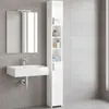 Badschrank – Hoher Badezimmer-Säulenschrank mit 8 Fächern, Produktbild-Vorschau 5