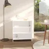 vidaXL Sideboard Weiß 70x40,5x75 cm Holzwerkstoff Produktbild-Vorschau 3