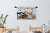 MuchoWow® Wandteppich Wandbehang Schottisches Hochlandrind Produktbild-Vorschau 3
