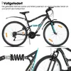 Hiland 26 Zoll Vollfederung Herren Damen Mountainbike, 18 Produktbild-Vorschau 6