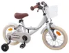 vidaXL Kinderfahrrad 14 Zoll für 3-5 Jahre alt Hellgrau Produktbild-Vorschau 2