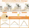 GOPLUS 6 in 1 Klettergerüst, Kletterdreieck mit klappbarer Produktbild-Vorschau 4