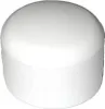 100 Stück Kappe für Rundrohr D=30 mm L=26 mm WEISS PVC Produktbild-Vorschau 1